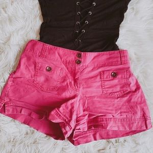 Pink shorts